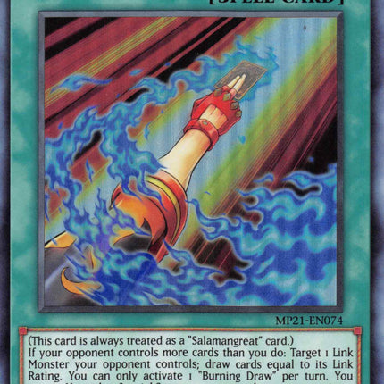 Burning Draw [MP21-EN074] Ultra Rare