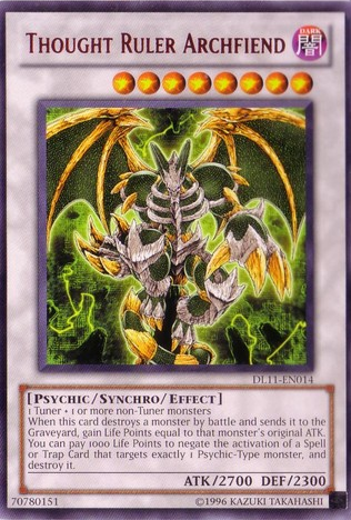 Thought Ruler Archfiend (Red) [DL11-EN014] Rare – TokenMTG
