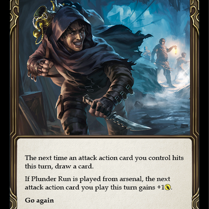 Plunder Run (Blue) [ARC172-R] (Arcane Rising)  1st Edition Normal