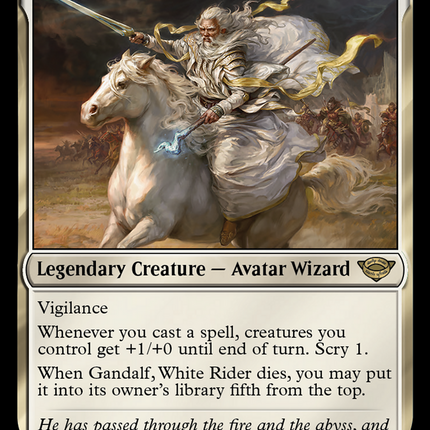 Gandalf, White Rider [The Lord of the Rings: Tales of Middle-Earth]
