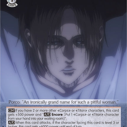 Ymir: Titan Inheritance Ritual [Attack On Titan: Final Season]