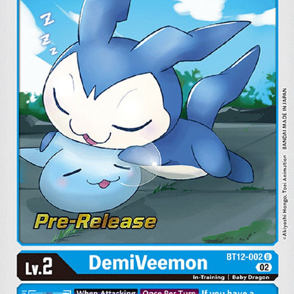 DemiVeemon [BT12-002] [Across Time Pre-Release Cards]