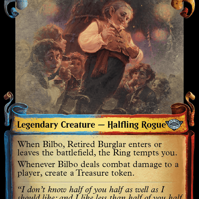 Bilbo, Retired Burglar [The Lord of the Rings: Tales of Middle-Earth Showcase Scrolls]