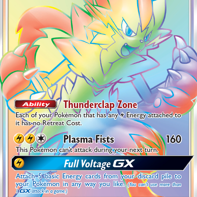 Zeraora GX (221/214) [Sun & Moon: Lost Thunder]