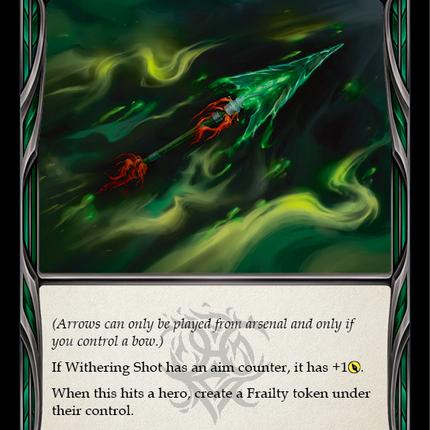 Withering Shot (Blue) [OUT138] (Outsiders)