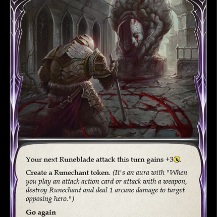 Oath of the Arknight (Red) [ARC091-R] (Arcane Rising)  1st Edition Normal