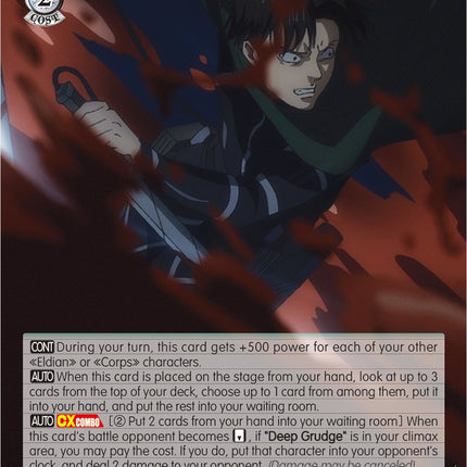 Levi: Deep Grudge [Attack On Titan: Final Season]