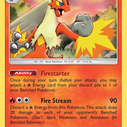 Blaziken (6/70) (Theme Deck Exclusive) [Sun & Moon: Dragon Majesty]