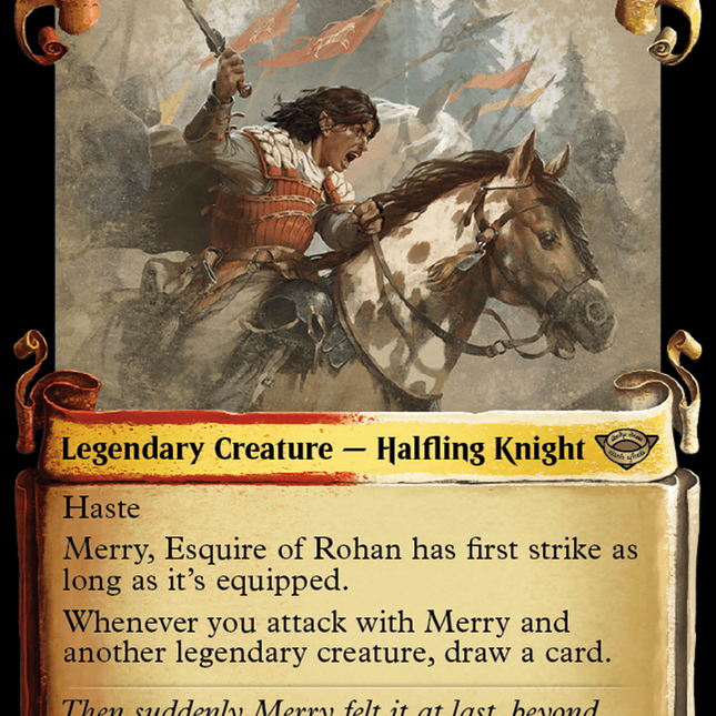 Merry, Esquire of Rohan [The Lord of the Rings: Tales of Middle-Earth Showcase Scrolls]