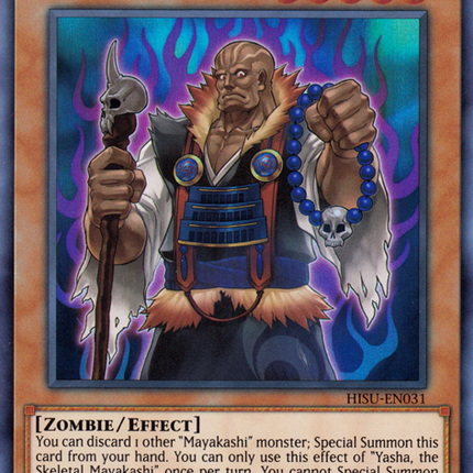 Yasha, the Skeletal Mayakashi [HISU-EN031] Super Rare