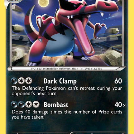 Krookodile (66/108) (Cosmos Holo) (Blister Exclusive) [Black & White: Dark Explorers]