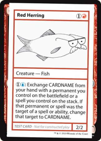 Red Herring (2021 Edition) [Mystery Booster Playtest Cards] – TokenMTG