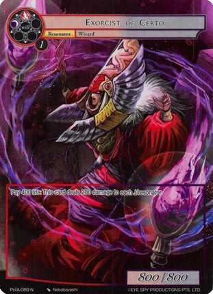 Exorcist of Certo (Full Art) (PofA-089) [Alice Origin IV: Prologue of Attoractia]