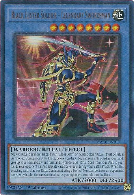 Yugioh black cheapest luster soldier ultimate rare