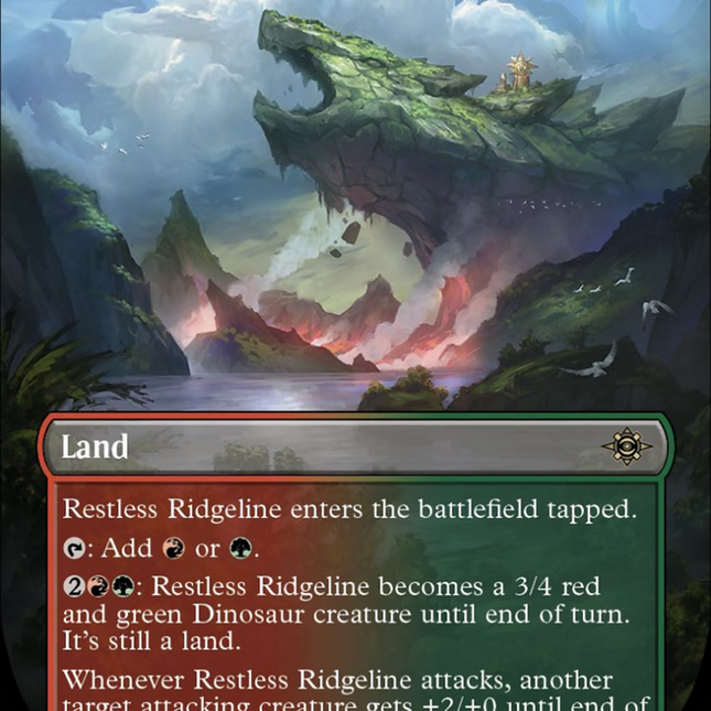 Restless Ridgeline (Borderless) [The Lost Caverns of Ixalan]