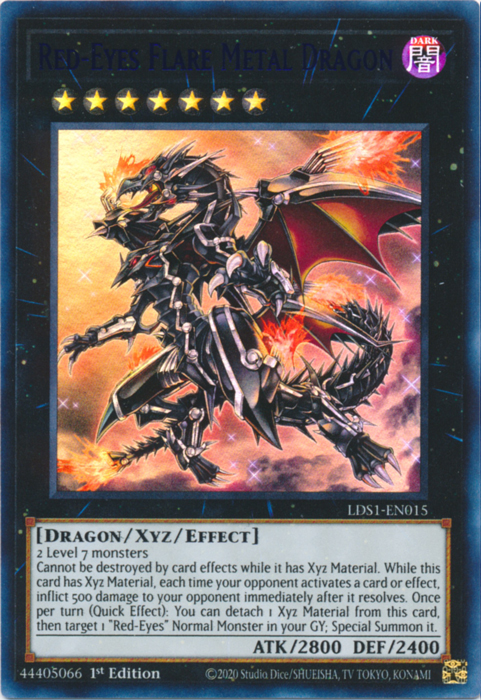 Red-Eyes Flare Metal Dragon (Blue) [LDS1-EN015] Ultra Rare – TokenMTG