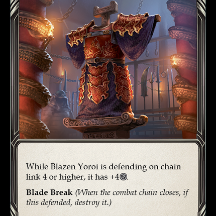 Blazen Yoroi [DYN045] (Dynasty)  Rainbow Foil