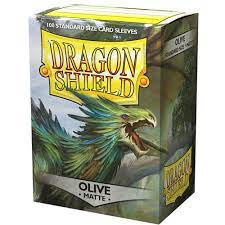Dragon Shield Matte Sleeve - Olive ‘Lavom' 100ct