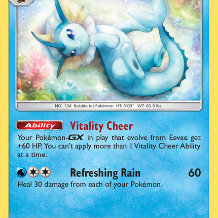 Vaporeon (42/236) [Sun & Moon: Cosmic Eclipse]