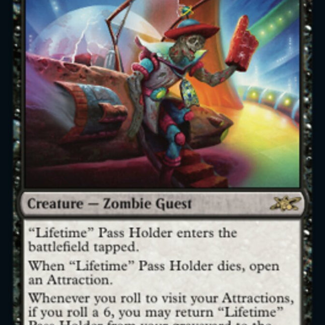 "Lifetime" Pass Holder (Galaxy Foil) [Unfinity]