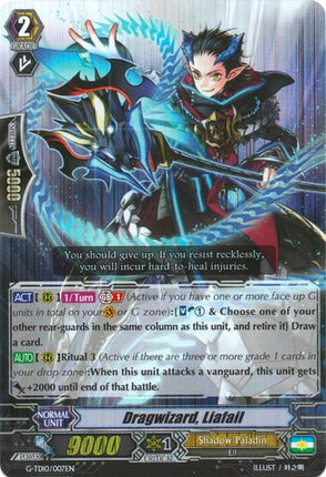 Dragwizard, Liafail (RRR) (G-TD10/007EN) [Ritual of Dragon Sorcery]