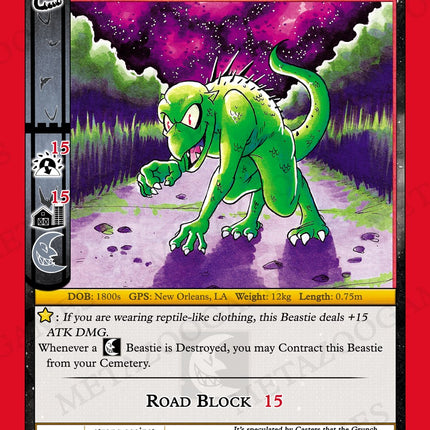 Grunch Road Monster [Cryptid Nation: UFO First Edition]
