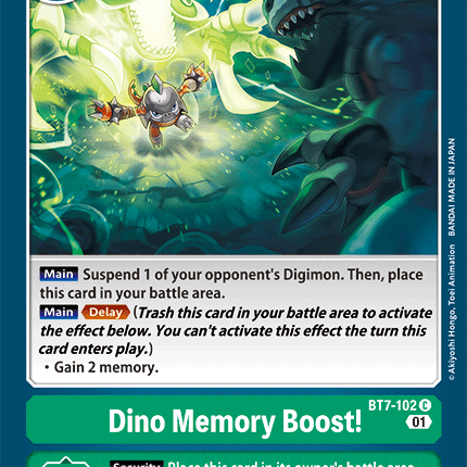 Dino Memory Boost! [BT7-102] [Next Adventure]
