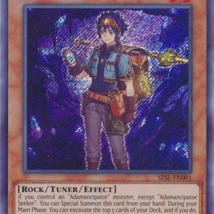 Adamancipator Seeker [SESL-EN001] Secret Rare