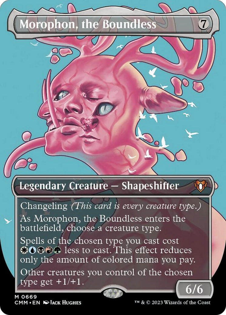 Morophon, the Boundless (Borderless Profile) [Commander Masters] – TokenMTG