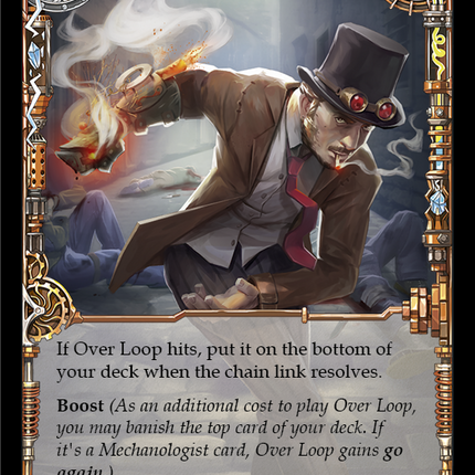 Over Loop (Blue) [LGS034] (Promo)  Rainbow Foil