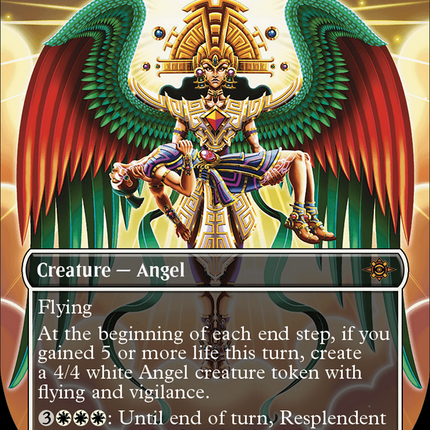 Resplendent Angel (Borderless) [The Lost Caverns of Ixalan]