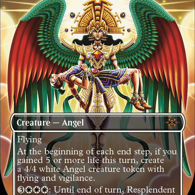 Resplendent Angel (Borderless) [The Lost Caverns of Ixalan]