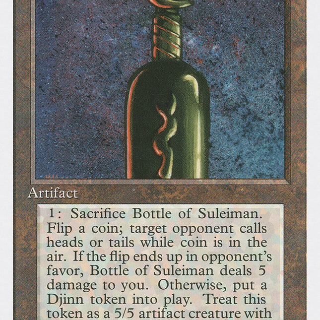 Bottle of Suleiman [Fourth Edition]