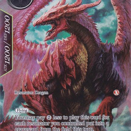 Draig, the Red Dragon (Full Art) (AO1-022) [Alice Origin]