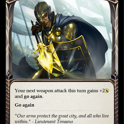 Driving Blade (Yellow) [WTR145-C] (Welcome to Rathe)  Alpha Print Rainbow Foil