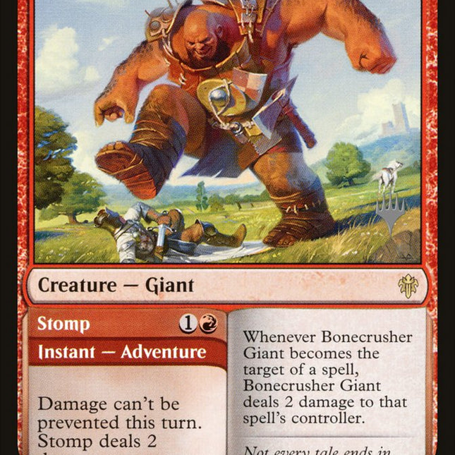 Bonecrusher Giant // Stomp (Promo Pack) [Throne of Eldraine Promos]