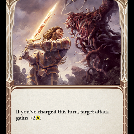 Courageous Steelhand (Yellow) [U-MON058-RF] (Monarch Unlimited)  Unlimited Rainbow Foil