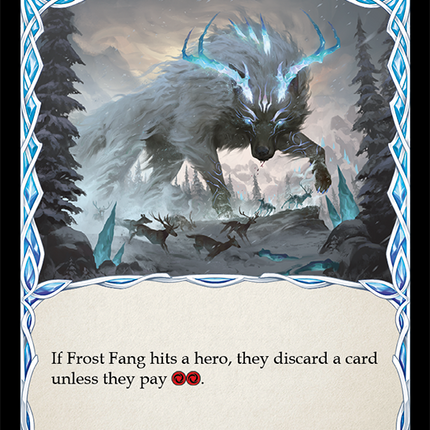 Frost Fang (Red) [ELE148] (Tales of Aria)  1st Edition Rainbow Foil