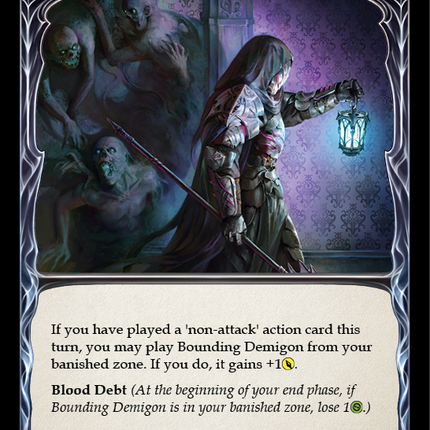 Bounding Demigon (Blue) [U-MON170-RF] (Monarch Unlimited)  Unlimited Rainbow Foil