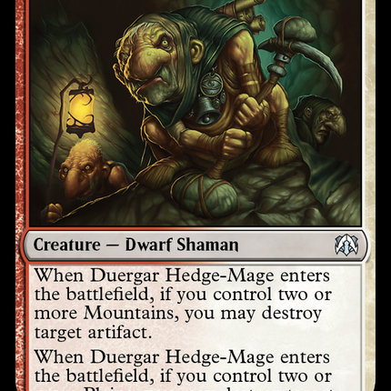 Duergar Hedge-Mage [March of the Machine Commander]