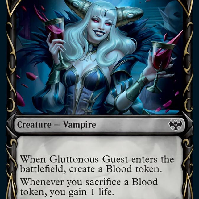Gluttonous Guest (Showcase Fang Frame) [Innistrad: Crimson Vow]
