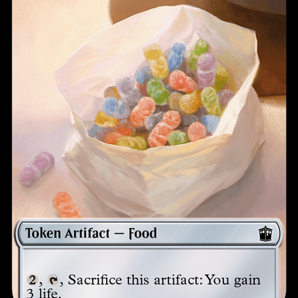 Alien // Food (0025) Double-Sided Token [Doctor Who Tokens]