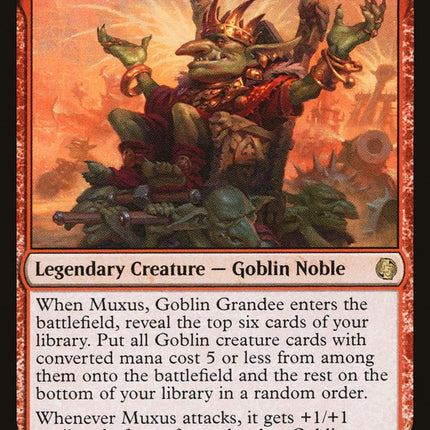 Muxus, Goblin Grandee [Jumpstart]