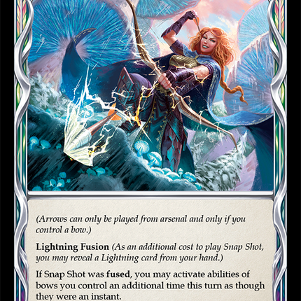 Snap Shot (Blue) [ELE043] (Tales of Aria)  1st Edition Rainbow Foil