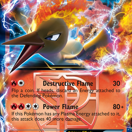 Moltres EX (14/135) [Black & White: Plasma Storm]