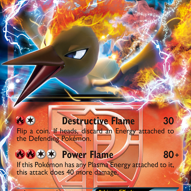 Moltres EX (14/135) [Black & White: Plasma Storm]