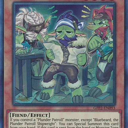 Bluebeard, the Plunder Patroll Shipwright [GFP2-EN093] Ultra Rare