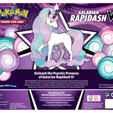 Sword & Shield: Battle Styles - Galarian Rapidash V Box