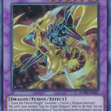 Gaia the Magical Knight of Dragons [ROTD-EN037] Super Rare – TokenMTG