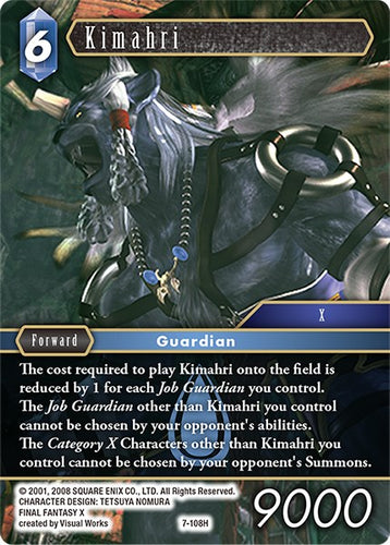 kimahri mtg card Final Fantasy - Dawn of Heroes - Valiant Guardian and it has vigilance and this ability. Kimahri, Valiant Guardian MTG -